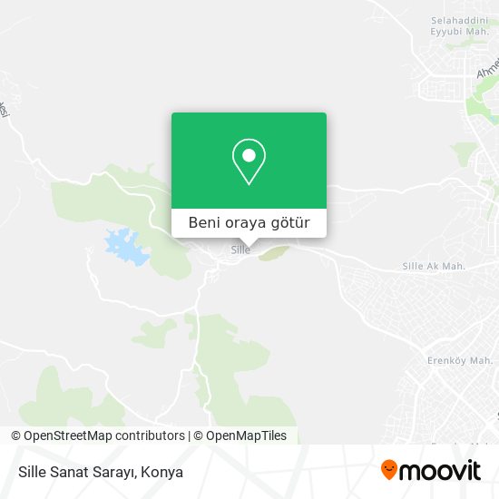 Sille Sanat Sarayı harita