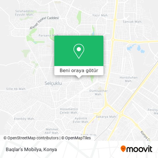 Baqlar's Mobilya harita