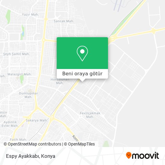 Espy Ayakkabı harita