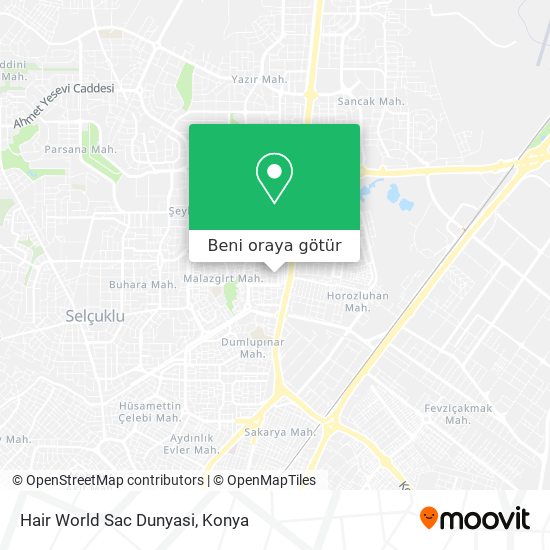 Hair World Sac Dunyasi harita