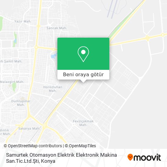 Samurtek Otomasyon Elektrik Elektronik Makina San.Tic.Ltd.Şti harita