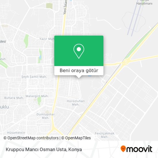 Kruppcu Mancı Osman Usta harita