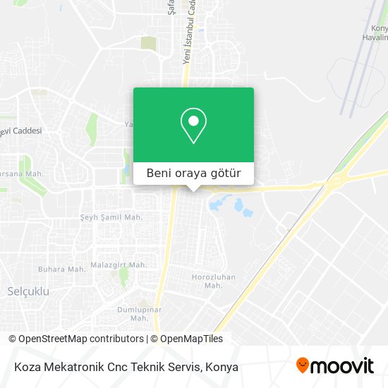 Koza Mekatronik Cnc Teknik Servis harita