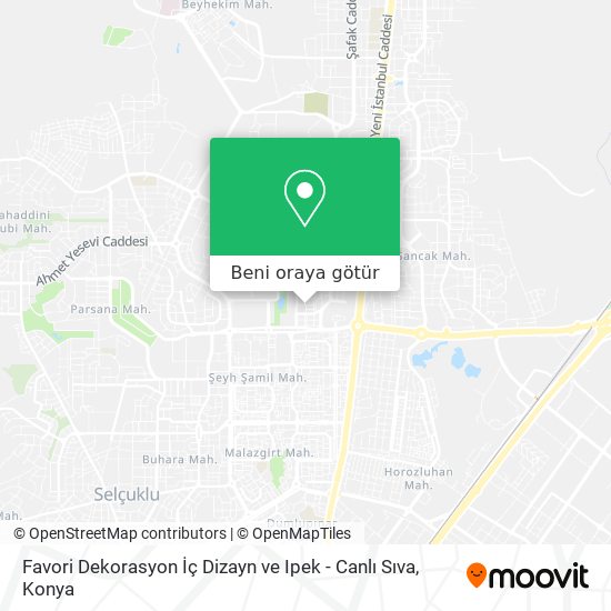 Favori Dekorasyon İç Dizayn ve Ipek - Canlı Sıva harita