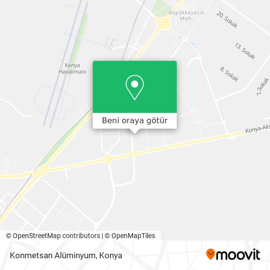 Konmetsan Alüminyum harita