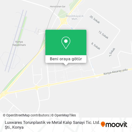 Luxwares Torunplastik ve Metal Kalıp Sanayi Tic. Ltd. Şti. harita