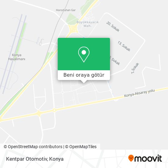 Kentpar Otomotiv harita