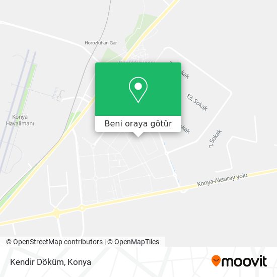 Kendir Döküm harita