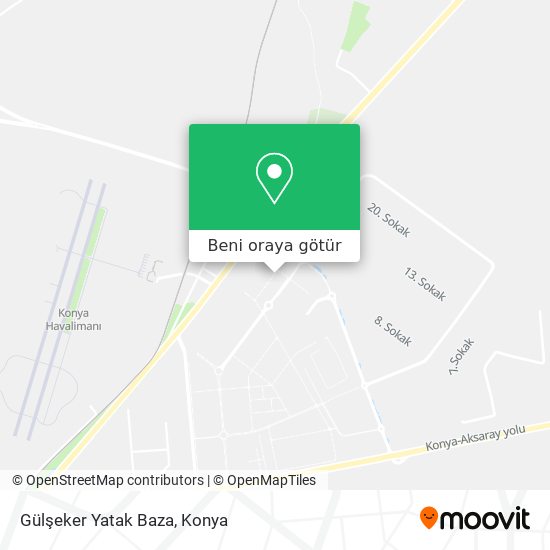 Gülşeker Yatak Baza harita