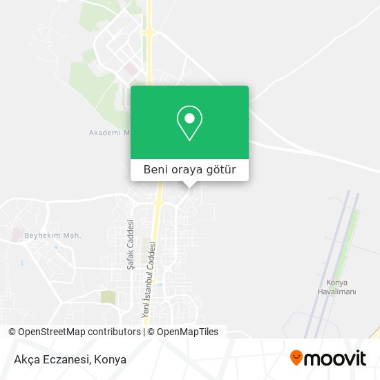 Akça Eczanesi harita