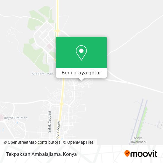 Tekpaksan Ambalajlama harita