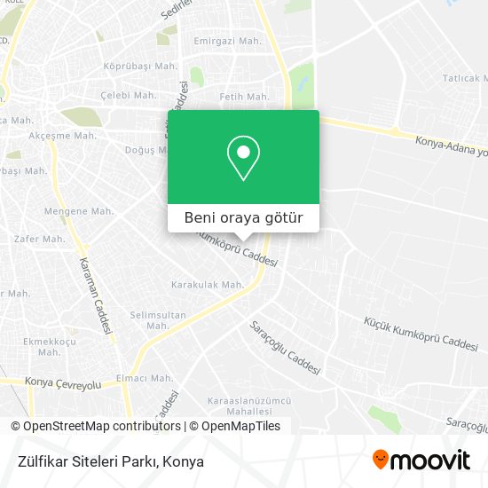 Zülfikar Siteleri Parkı harita