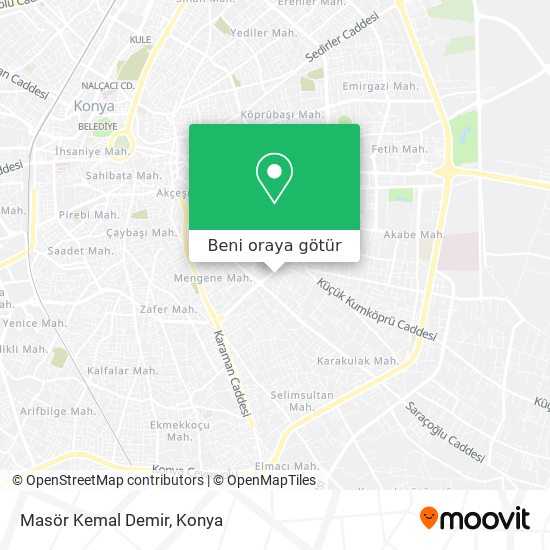 Masör Kemal Demir harita