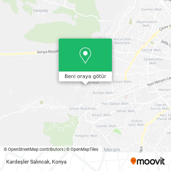 Kardeşler Salıncak harita