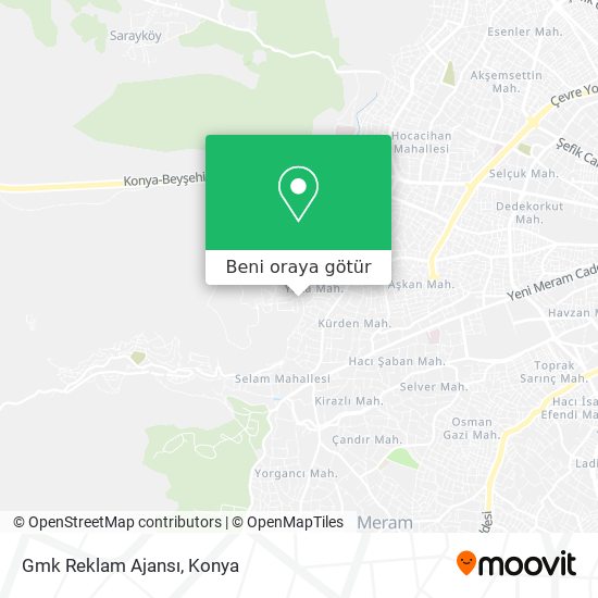 Gmk Reklam Ajansı harita