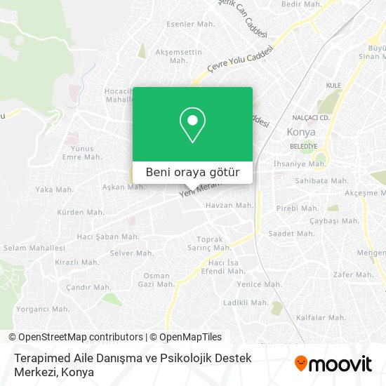 Terapimed Aile Danışma ve Psikolojik Destek Merkezi harita