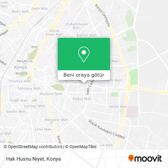 Hak Husnu Nıyet harita