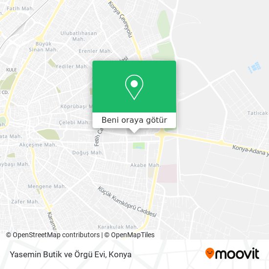 Yasemin Butik ve Örgü Evi harita