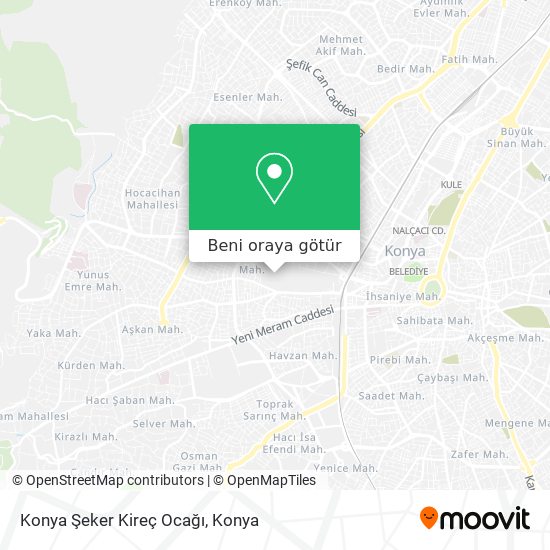 Konya Şeker Kireç Ocağı harita