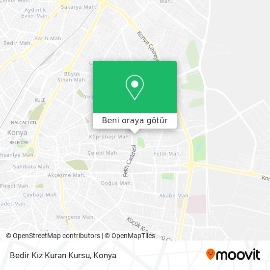Bedir Kız Kuran Kursu harita