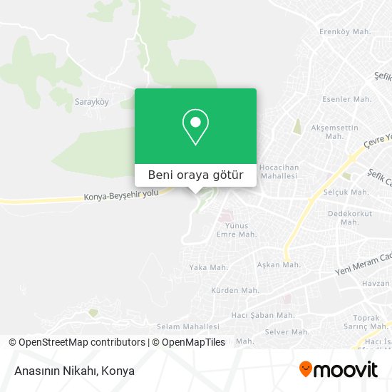Anasının Nikahı harita
