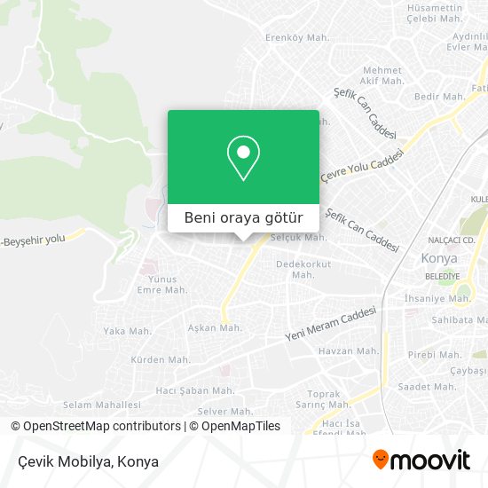 Çevik Mobilya harita