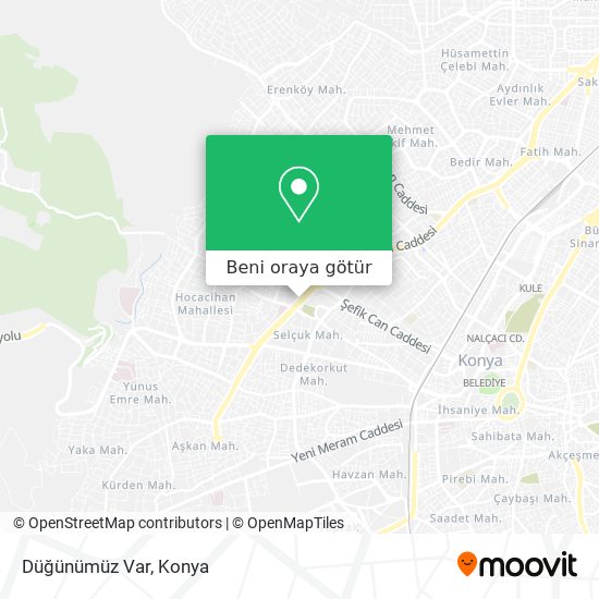 Düğünümüz Var harita