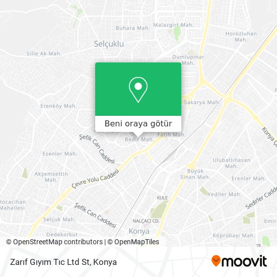 Zarıf Gıyım Tıc Ltd St harita