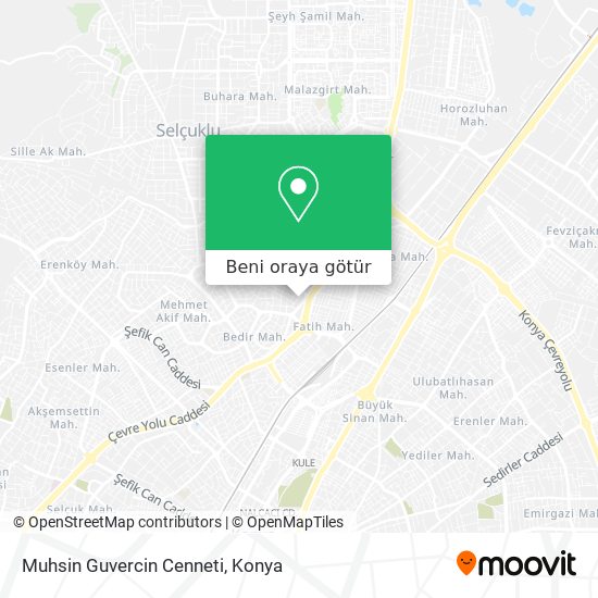 Muhsin Guvercin Cenneti harita