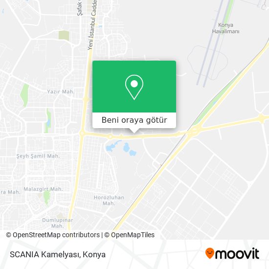 SCANIA Kamelyası harita