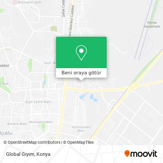 Global Gıyım harita