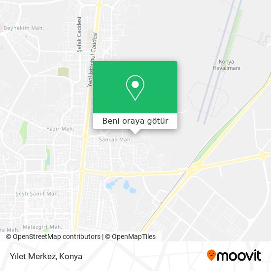 Yılet Merkez harita