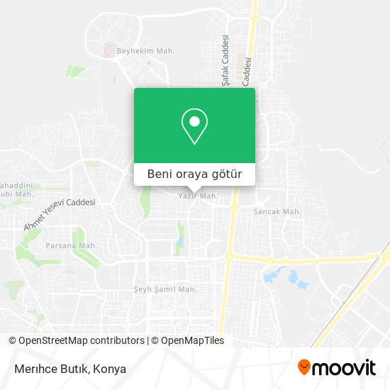 Merıhce Butık harita