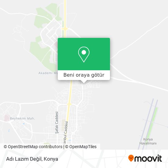 Adı Lazım Değil harita