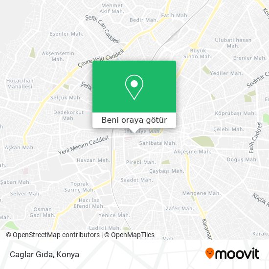 Caglar Gıda harita