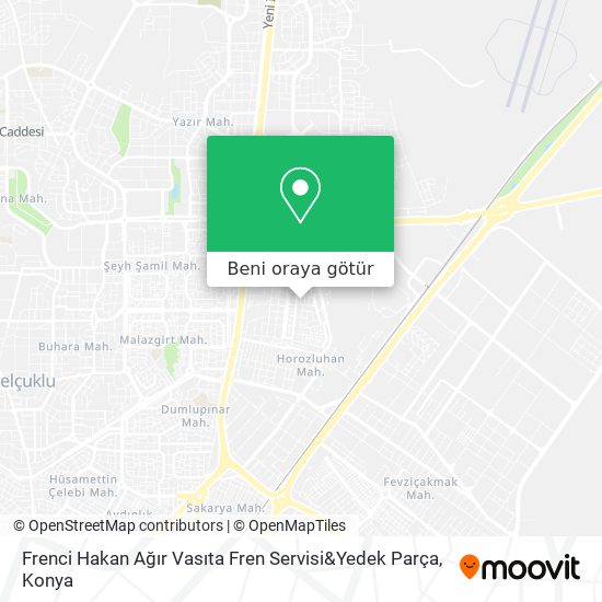 Frenci Hakan Ağır Vasıta Fren Servisi&Yedek Parça harita