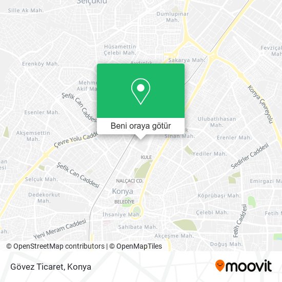 Gövez Ticaret harita