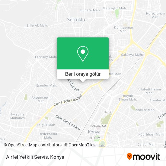 Airfel Yetkili Servis harita