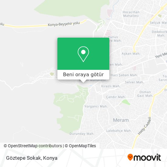 Göztepe Sokak harita