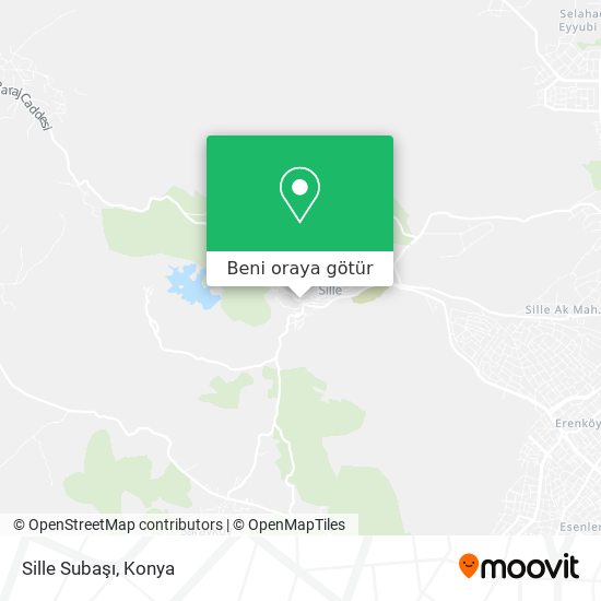 Sille Subaşı harita