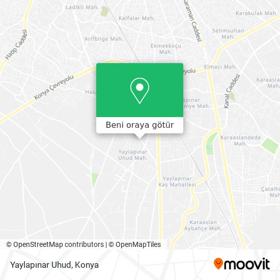 Yaylapınar Uhud harita