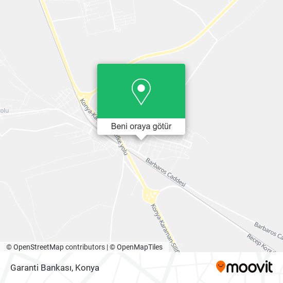 Garanti Bankası harita