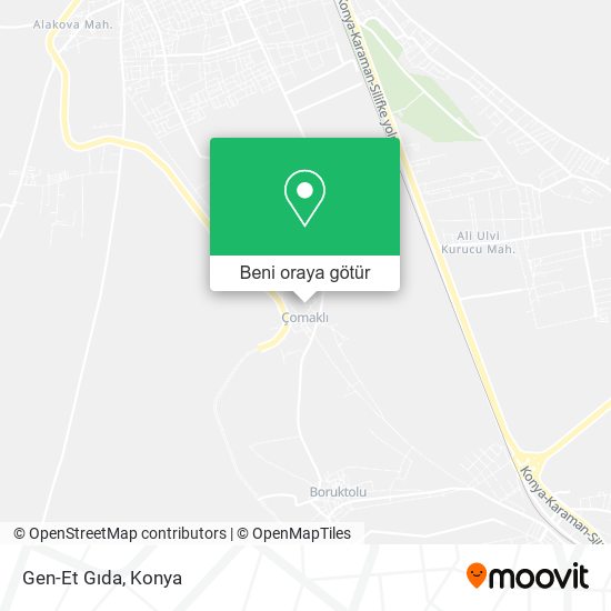 Gen-Et Gıda harita