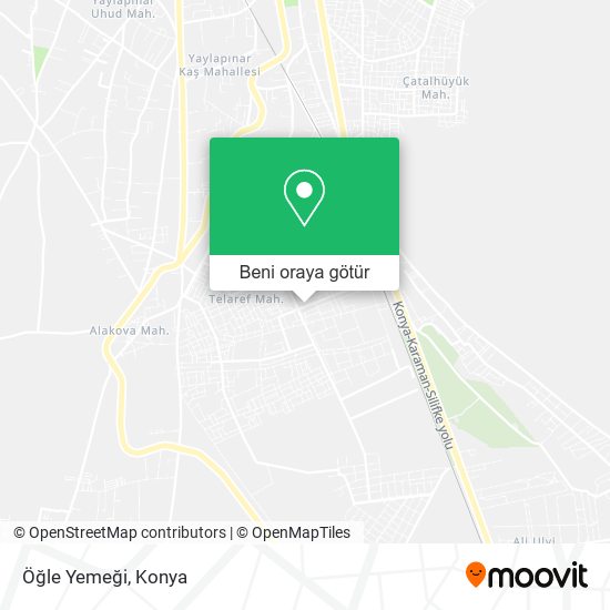 Öğle Yemeği harita