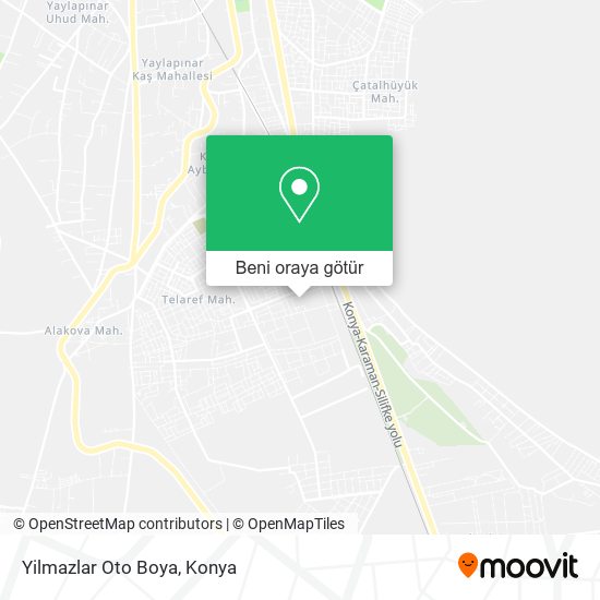 Yilmazlar Oto Boya harita