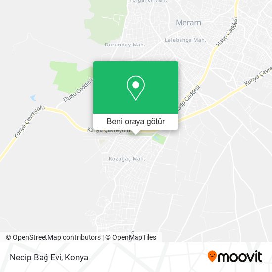 Necip Bağ Evi harita