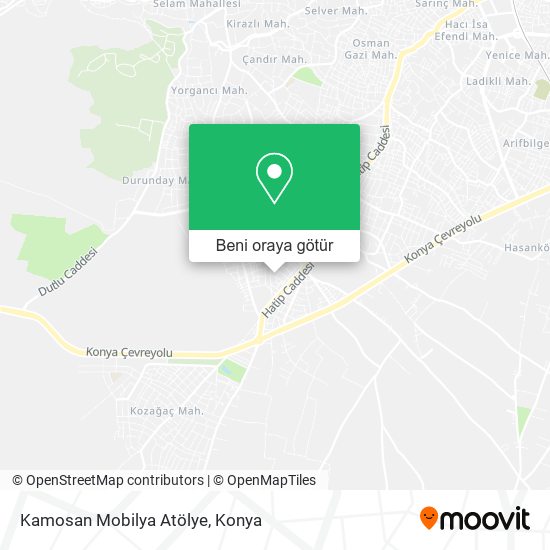 Kamosan Mobilya Atölye harita