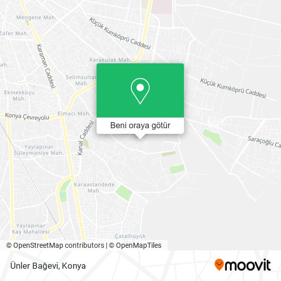 Ünler Bağevi harita