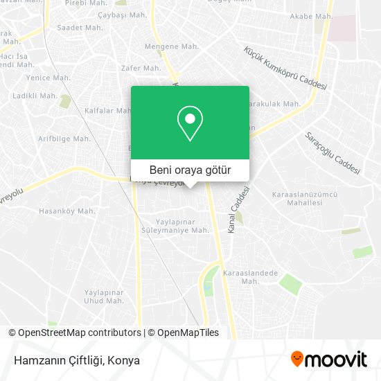 Hamzanın Çiftliği harita