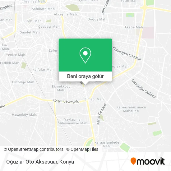 Oğuzlar Oto Aksesuar harita